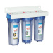 Triple simple home water filter purifiers