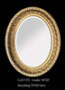 Resin mirror frame oval