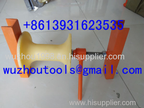 Under ground rollers Cable rope and entrance device