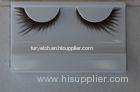 Synthetic Handmade Reusable Colored False Eyelashes , Brown Eyelashes