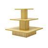 Grocery Wooden Display Stands , 3 Layer Toy Gift Store Fixture for Exhibitions, Shopping and Commerc