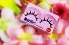 Thick Colored False Eyelashes Synthetic Hair , Colorful Fake Eyelashes