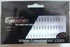 Knot Free Flare Eyelash Extensions Black Soft Synthetic Hair , 11mm / 12mm