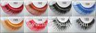 Colorful Halloween False Eyelashes Synthetic Hair / Strip Lash For Beauty Salon