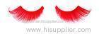 Professional Red Halloween False Eyelashes With Synthetic , Funky Fake Eyelashes