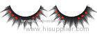 Handmade Red Party False Eyelashes Synthetic Hair , Brown Fake Eyelashes