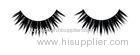 Black Synthetic Criss Cross Eyelashes Natural , Long False Eyelashes OEM