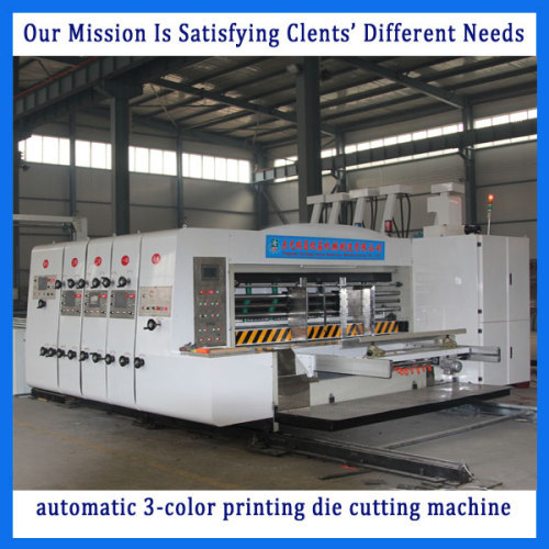 automatic high speed carton flexo printing die cutting machine