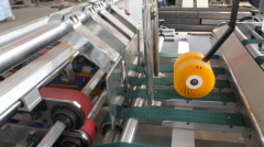high speed automatic carton folding gluing machine/carton folder gluer machine