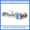 automatic carton box folder gluer machine