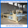 semi-auto corrugated carton box gluing machine /carton folding gluing machine