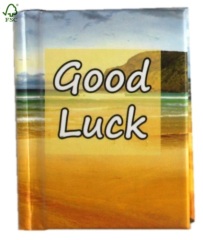 UV coating good luck hardcover notebook