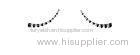 Strip Thick Bottom False Eyelashes Handmade For Cosmetics Company , Fake Bottom Eyelashes