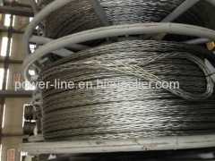 Anti-twisting braided steel rope