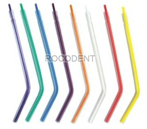 Dental disposable multicolored syringe tips