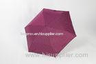 Pink UV Protection Umbrella Folding , Mini Pocket Umbrella For Event