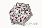 Colorful UV Parasol Umbrella Sunshade Hand Open For Woman 19 Inch