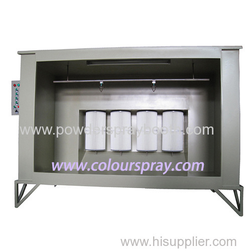 booths for coating powder