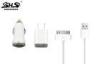 1000mA 3 in 1 iPhones Car Adapter / Wall Charger Plug With USB Cable