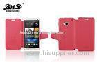 Protective Leather HTC Phone Cases HTC One M7 PU Cover With Card Slot