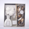 Home fragrance set /reed diffuser, clay diffuser/ 100ml add liquid, clay flower, rattan sticks, 60g dry flower sachet