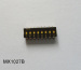 SMD Dip switch with top tape sealed 2.54mm black SWITCH DIP TAPE SEALED