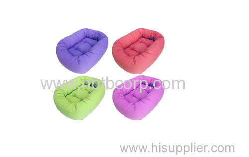 colorful pet donut beds for dog