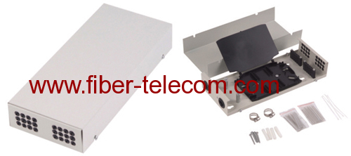 Wall Mounted fiber optic indoor Terminal Box 24fibers