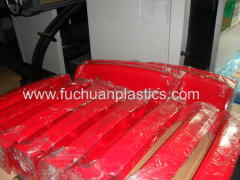 red injection molding plastic parts of ommercial freezer