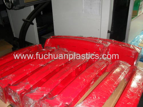 commercial freezer red injection molding plastic parts