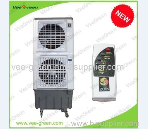 Powerful Two Stages Swamp Cooler/Floor Standing Industrial Air Cooler for Sale