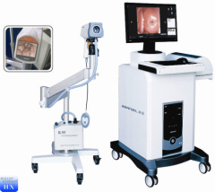 Durable electronic video colposcope