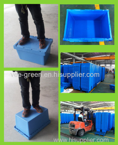 plastic stacking storage crate