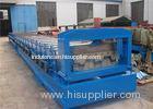 Galvanized Steel Floor Deck Tile Making Machine , Metal Deck Roll Forming Machine