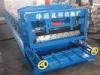 Glazed Sheet Metal Wall Panel Roll Forming Machine / Roof Tile Making Machine