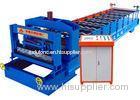 828 Colored Steel Glazed Tile Roll Forming Machine For Roof Panel