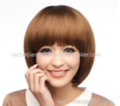 Mashroom Fashion Wig beautiful women party wig human hair lace 100% quality