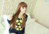 Fried Long-Style Fashion Wig beautiful women party wig human hair lace 100% quality