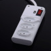 4 Gang UL/CUL power strip with individual switch and overload protection