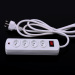 4 Gang UL/CUL power strip with individual switch and overload protection