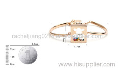 Diamond-embedded Bracelet Jewelry Hollow Bracelet Italia Originated