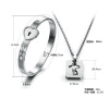 Lock n Key Bracelet Jewelry 18K RGP Bracelet Italia Originated