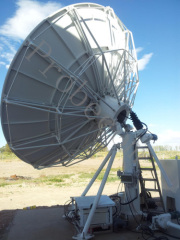 4.5 meter manual or motorized satcom antenna