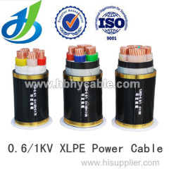 0.6 / 1KV PVC Insulated Low Voltage Electric Power Cable