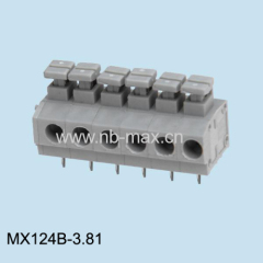 Connector PCB screwless terminal block 3.50mm