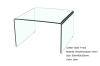 tempered bent glass furniture