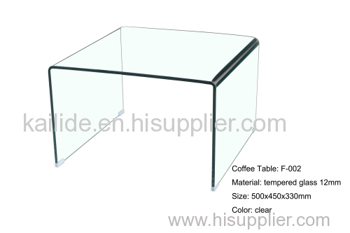 F-002 Clear coffee table