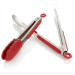 Silicone Stainless Steel Tongs