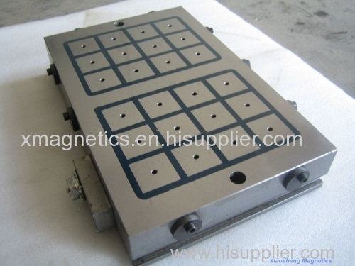 Electro permanent magnetic chuck for milling machines