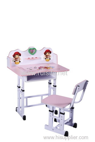 modern design children desk and chair for study